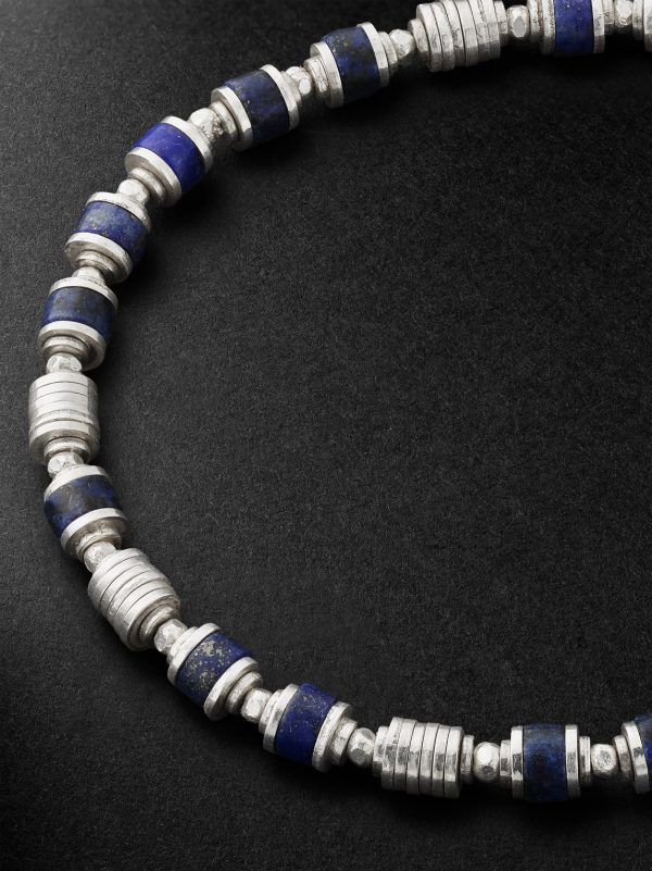 Saguaro Sterling Silver Lapis Lazuli Beaded Bracelet - CU Saguaro Sterling Silver Lapis Lazuli Beaded Bracelet - CU