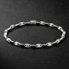 Neo Sterling Silver Chain Bracelet