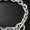 Cuadro Toggle Sterling Silver Chain Bracelet - BK Cuadro Toggle Sterling Silver Chain Bracelet - BK