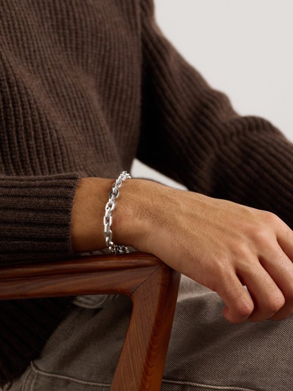 Cuadro Toggle Sterling Silver Chain Bracelet - FR Cuadro Toggle Sterling Silver Chain Bracelet - FR