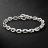 Cuadro Toggle Sterling Silver Chain Bracelet Cuadro Toggle Sterling Silver Chain Bracelet