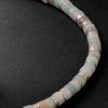 Tucson Sterling Silver, Amazonite and Cord Beaded Bracelet - CU Tucson Sterling Silver, Amazonite and Cord Beaded Bracelet - CU