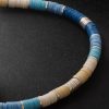 Rizon Sterling Silver, Vinyl and Cord Bracelet - CU Rizon Sterling Silver, Vinyl and Cord Bracelet - CU