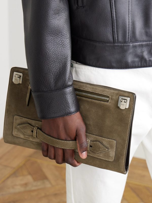 Runaway Suede Pouch - OU Runaway Suede Pouch - OU