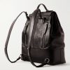 Glide Full-Grain Leather Backpack - BK
