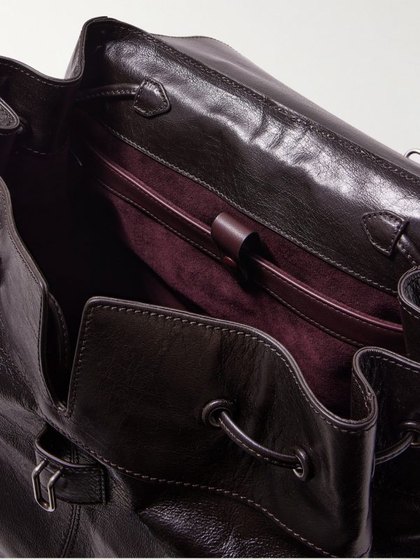Glide Full-Grain Leather Backpack - E1