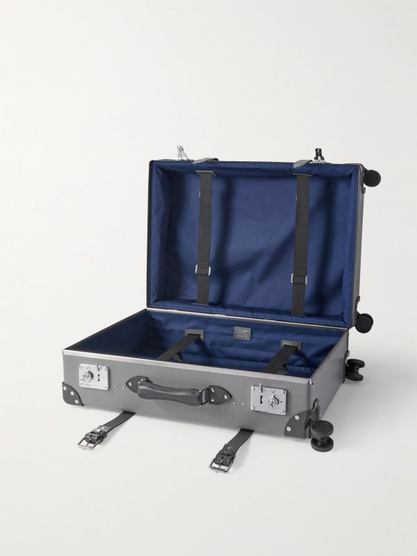 + 007 Leather-Trimmed Vulcanised Fibreboard Check-In Suitcase - E1 + 007 Leather-Trimmed Vulcanised Fibreboard Check-In Suitcase - E1