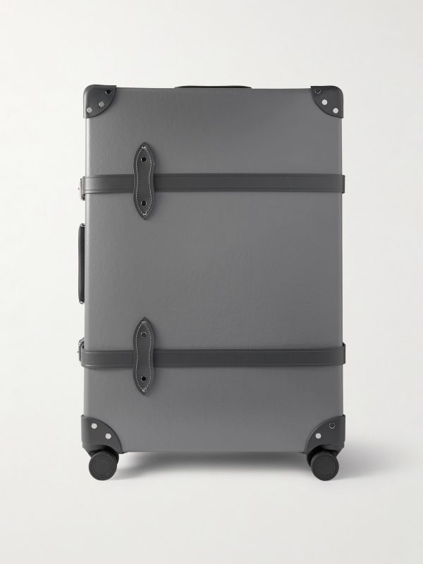 + 007 Leather-Trimmed Vulcanised Fibreboard Check-In Suitcase + 007 Leather-Trimmed Vulcanised Fibreboard Check-In Suitcase