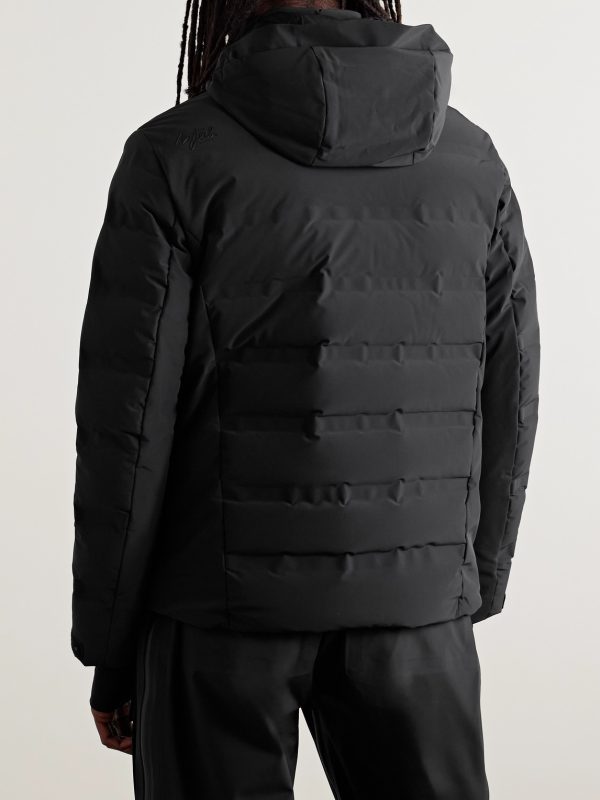 Nuke Suit Quilted Hooded Down Ski Jacket - BK