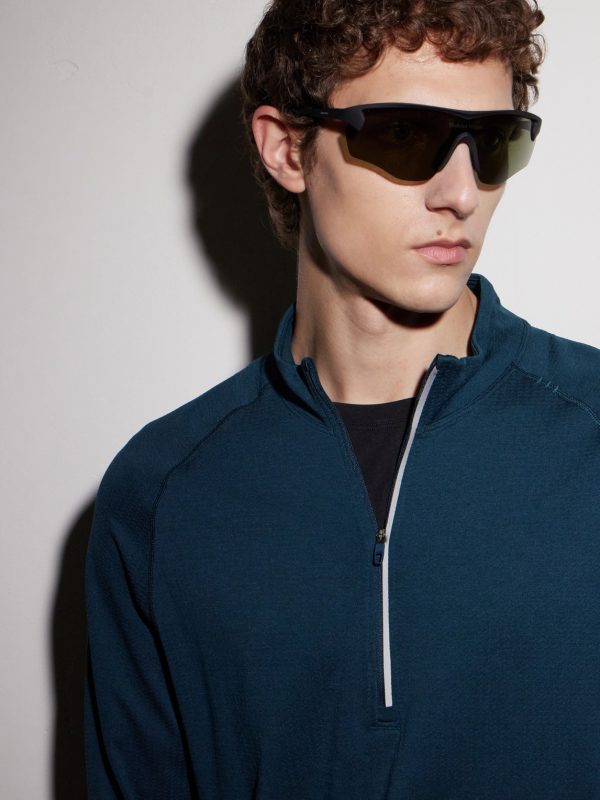 Junya Racer D-Frame Polycarbonate Sunglasses - BK