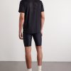 Logo-Print Perforated Stretch-Jersey T-Shirt - BK