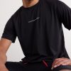 Logo-Print Perforated Stretch-Jersey T-Shirt - CU