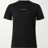 Logo-Print Perforated Stretch-Jersey T-Shirt