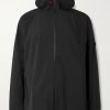 Logo-Appliquéd Shell Hooded Jacket