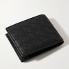 Intrecciato Leather Billfold Wallet - BK
