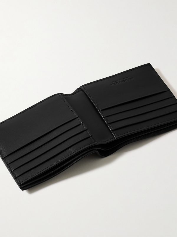 Intrecciato Leather Billfold Wallet - E1