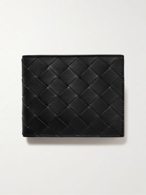 Intrecciato Leather Billfold Wallet