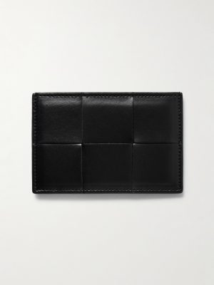 Intrecciato Leather Cardholder