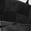 Large Arco Intrecciato Leather Tote Bag - E1