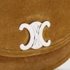 Triomphe Medium Suede Messanger Bag - CU Triomphe Medium Suede Messanger Bag - CU