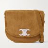 Triomphe Medium Suede Messanger Bag Triomphe Medium Suede Messanger Bag
