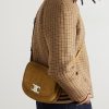 Triomphe Medium Suede Messanger Bag - OU Triomphe Medium Suede Messanger Bag - OU