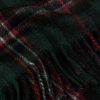 Fringed Checked Cashmere Scarf - CU Fringed Checked Cashmere Scarf - CU