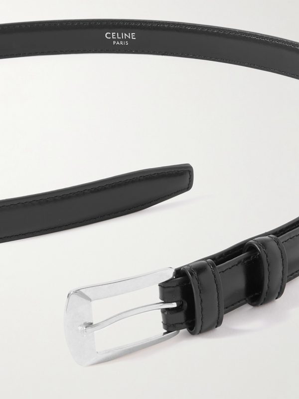 1.8cm Glossed-Leather Belt - E1 1.8cm Glossed-Leather Belt - E1