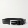 1.8cm Glossed-Leather Belt 1.8cm Glossed-Leather Belt