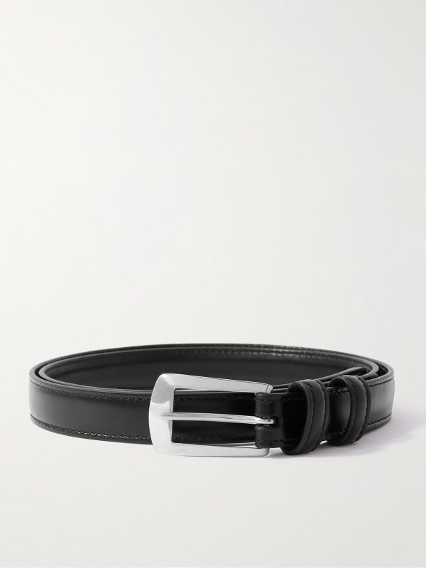 1.8cm Glossed-Leather Belt 1.8cm Glossed-Leather Belt