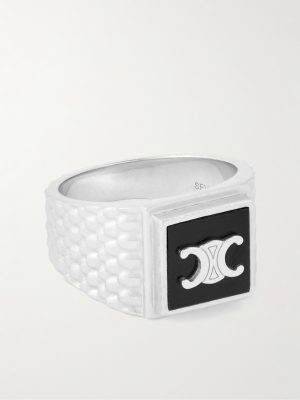 Silver Onyx Signet Ring Silver Onyx Signet Ring