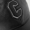 Logo-Appliquéd Embroidered Full-Grain Leather Baseball Cap - CU Logo-Appliquéd Embroidered Full-Grain Leather Baseball Cap - CU