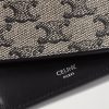 Triomphe Leather-Trimmed Coated-Canvas Billfold Wallet - CU Triomphe Leather-Trimmed Coated-Canvas Billfold Wallet - CU