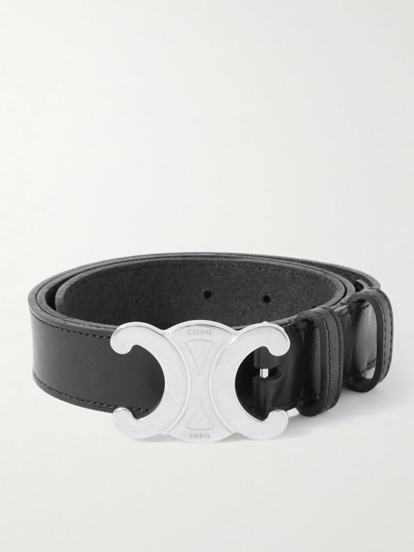 3cm Triomphe Leather Belt