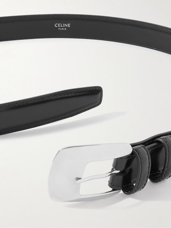 2.5cm Glossed-Leather Belt - E1 2.5cm Glossed-Leather Belt - E1