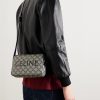 Triomphe Leather-Trimmed Logo-Print Coated-Canvas Messenger Bag - OU