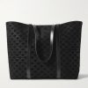 Horizontal Museum Triomphe Logo-Embossed Leather-Trimmed Suede Tote Bag Horizontal Museum Triomphe Logo-Embossed Leather-Trimmed Suede Tote Bag