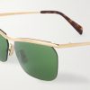 Metal Frame 27 D-Frame Gold-Tone Sunglasses - CU Metal Frame 27 D-Frame Gold-Tone Sunglasses - CU