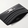 Logo-Embellished Textured-Leather Cardholder - E1 Logo-Embellished Textured-Leather Cardholder - E1