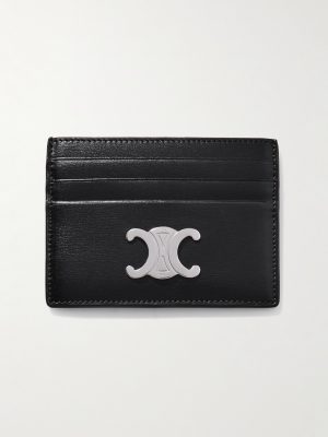 Logo-Embellished Textured-Leather Cardholder Logo-Embellished Textured-Leather Cardholder