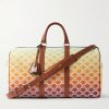 Medium Voyage Leather-Trimmed Logo-Print Coated-Canvas Holdall Medium Voyage Leather-Trimmed Logo-Print Coated-Canvas Holdall