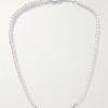 Silver-Tone Pearl Necklace Silver-Tone Pearl Necklace
