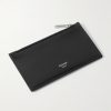 Triomphe Coated-Canvas Zipped Cardholder - BK Triomphe Coated-Canvas Zipped Cardholder - BK