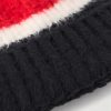 Striped Ribbed Brushed-Cotton Beanie - CU Striped Ribbed Brushed-Cotton Beanie - CU