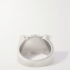 Triomphe Silver-Tone Ring - BK Triomphe Silver-Tone Ring - BK
