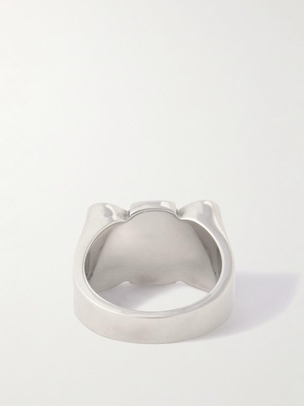 Triomphe Silver-Tone Ring - BK Triomphe Silver-Tone Ring - BK