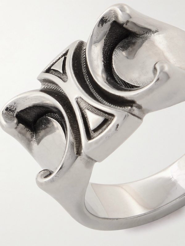 Triomphe Silver-Tone Ring - CU Triomphe Silver-Tone Ring - CU