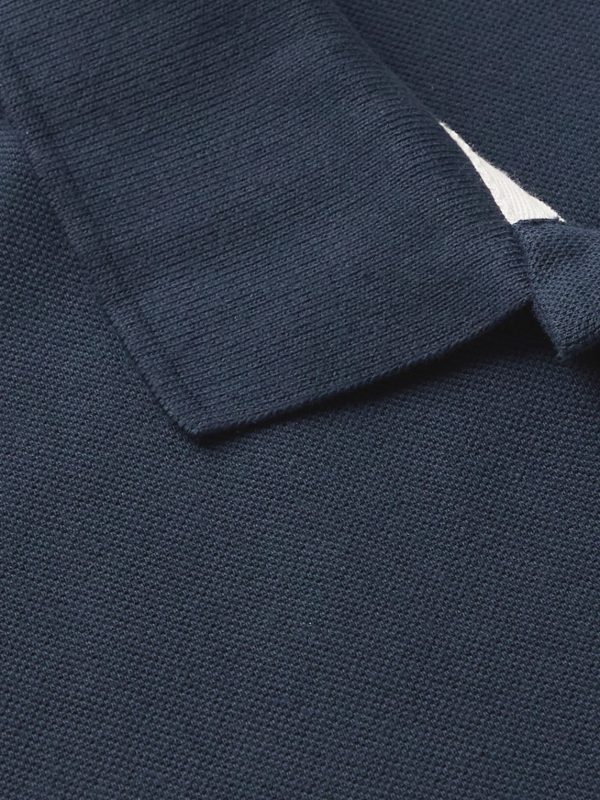 Slim-Fit Logo-Embroidered Cotton-Piqué Polo Shirt - CU Slim-Fit Logo-Embroidered Cotton-Piqué Polo Shirt - CU