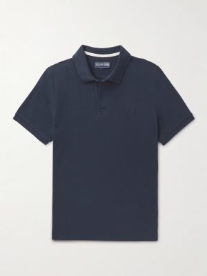 Slim-Fit Logo-Embroidered Cotton-Piqué Polo Shirt Slim-Fit Logo-Embroidered Cotton-Piqué Polo Shirt