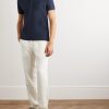 Slim-Fit Logo-Embroidered Cotton-Piqué Polo Shirt - OU Slim-Fit Logo-Embroidered Cotton-Piqué Polo Shirt - OU